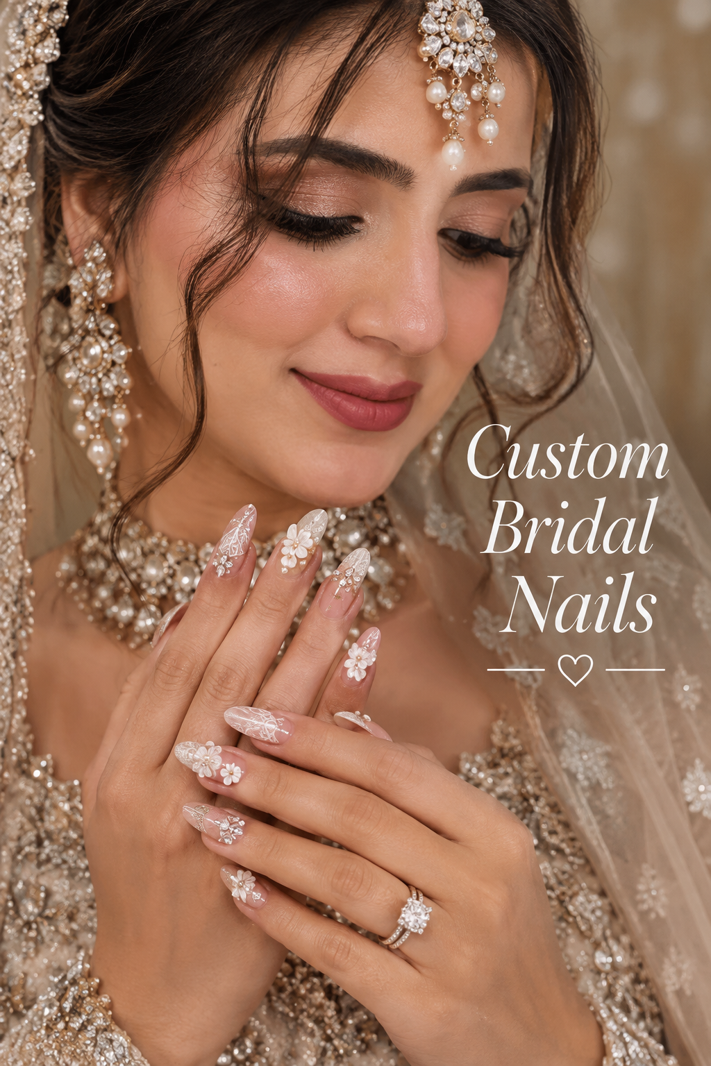 Bridal Press-On Nails