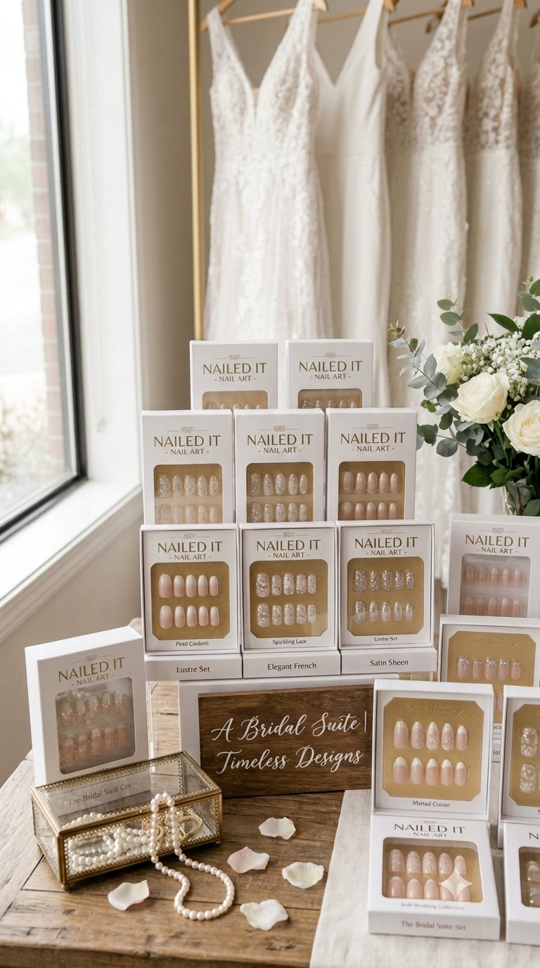Bulk Wedding Press-On Nails Collection
