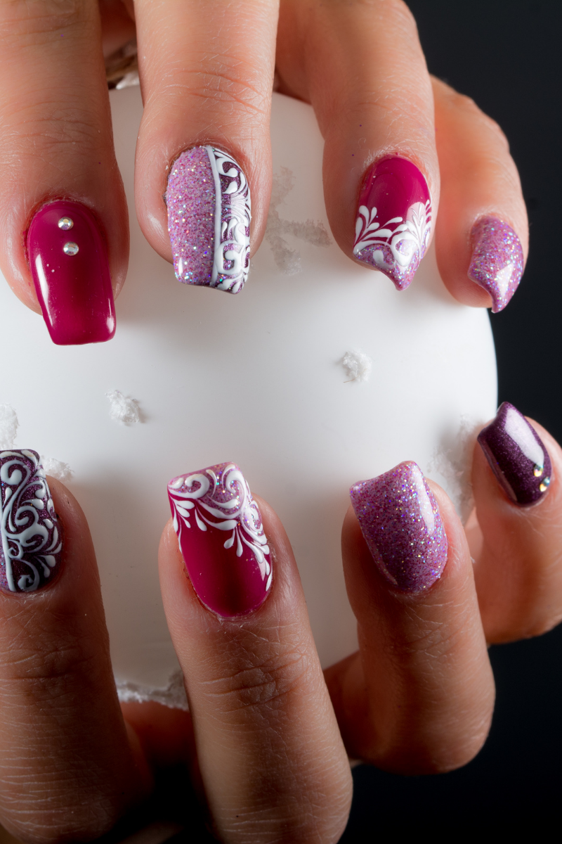 Bridal Nail Design 4